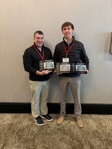 Grant Stradley accepting award